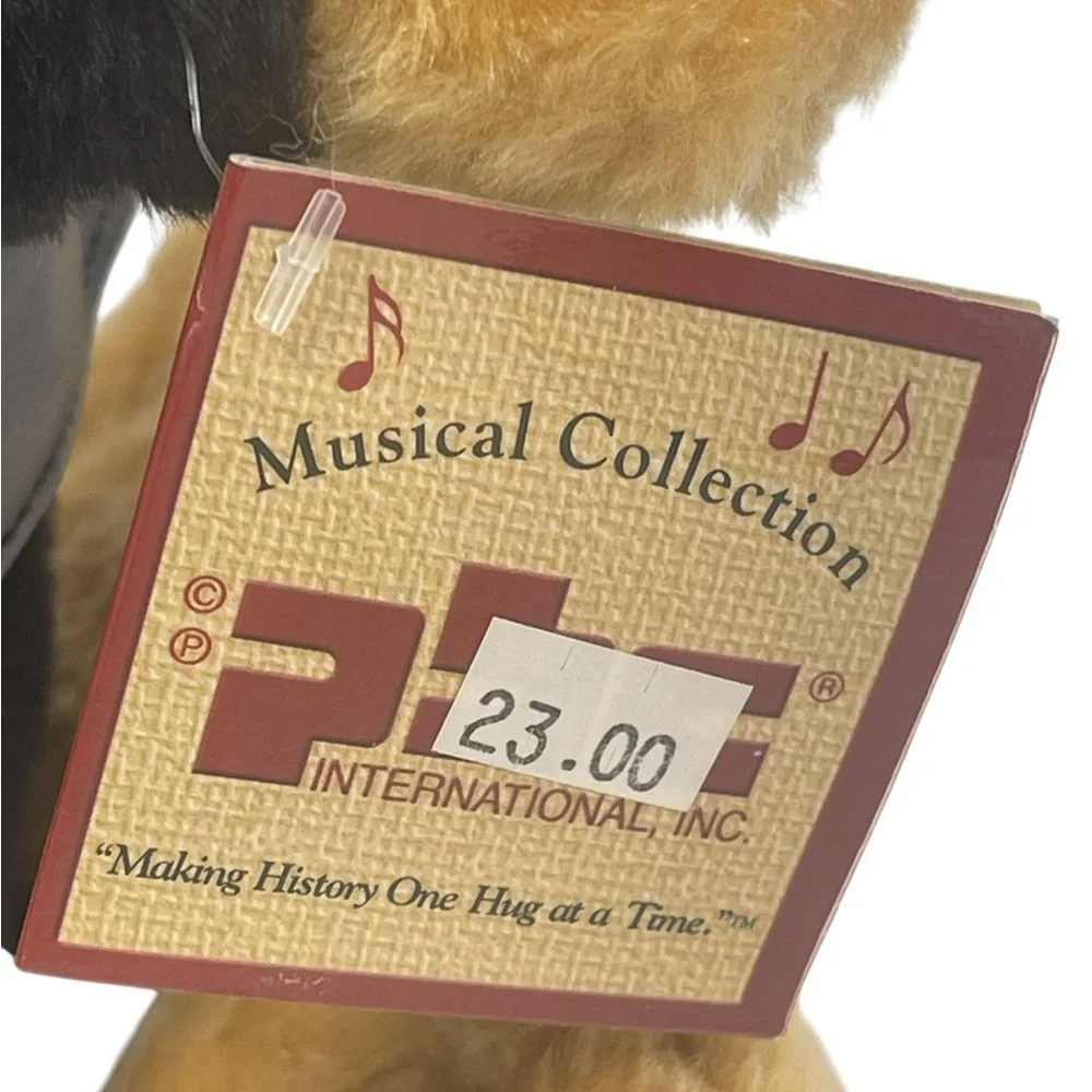 Biker Dog Wearing Leathers Plush Animal Sings Born To Be Wild PBC Int.